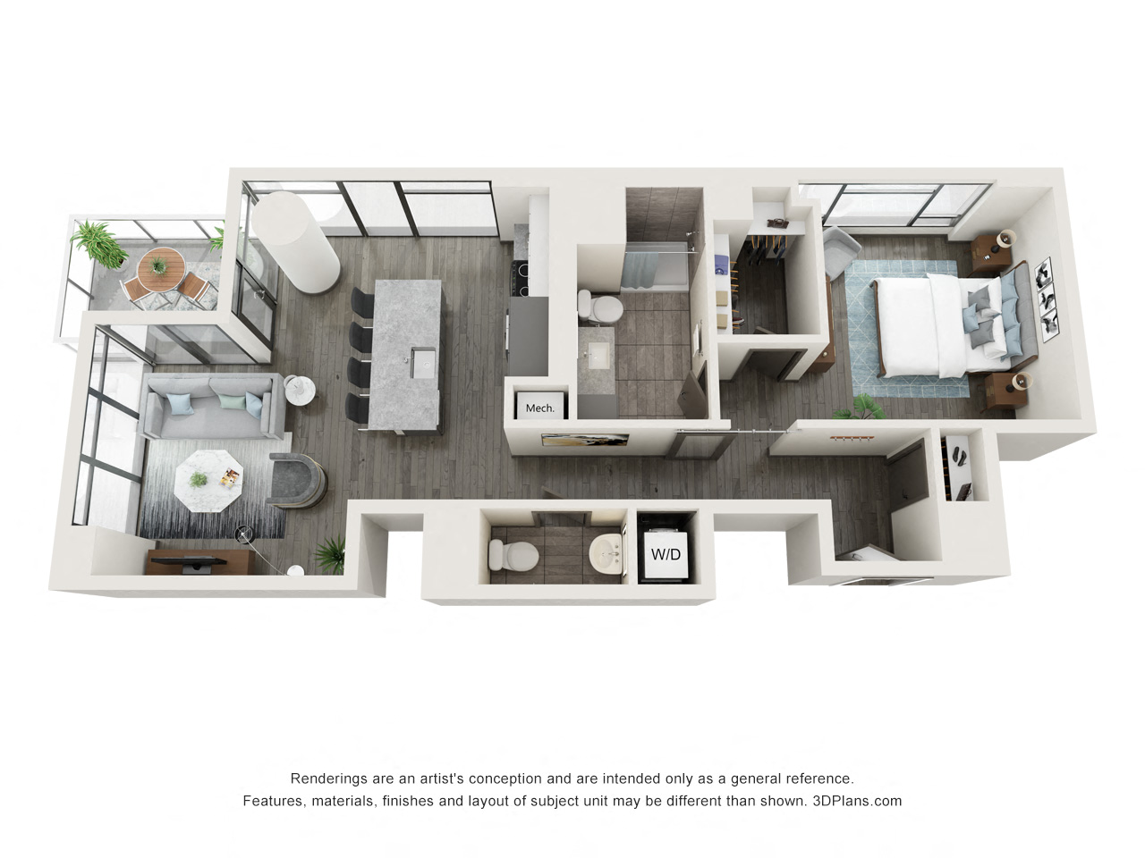Floor plan layout diagram for A9